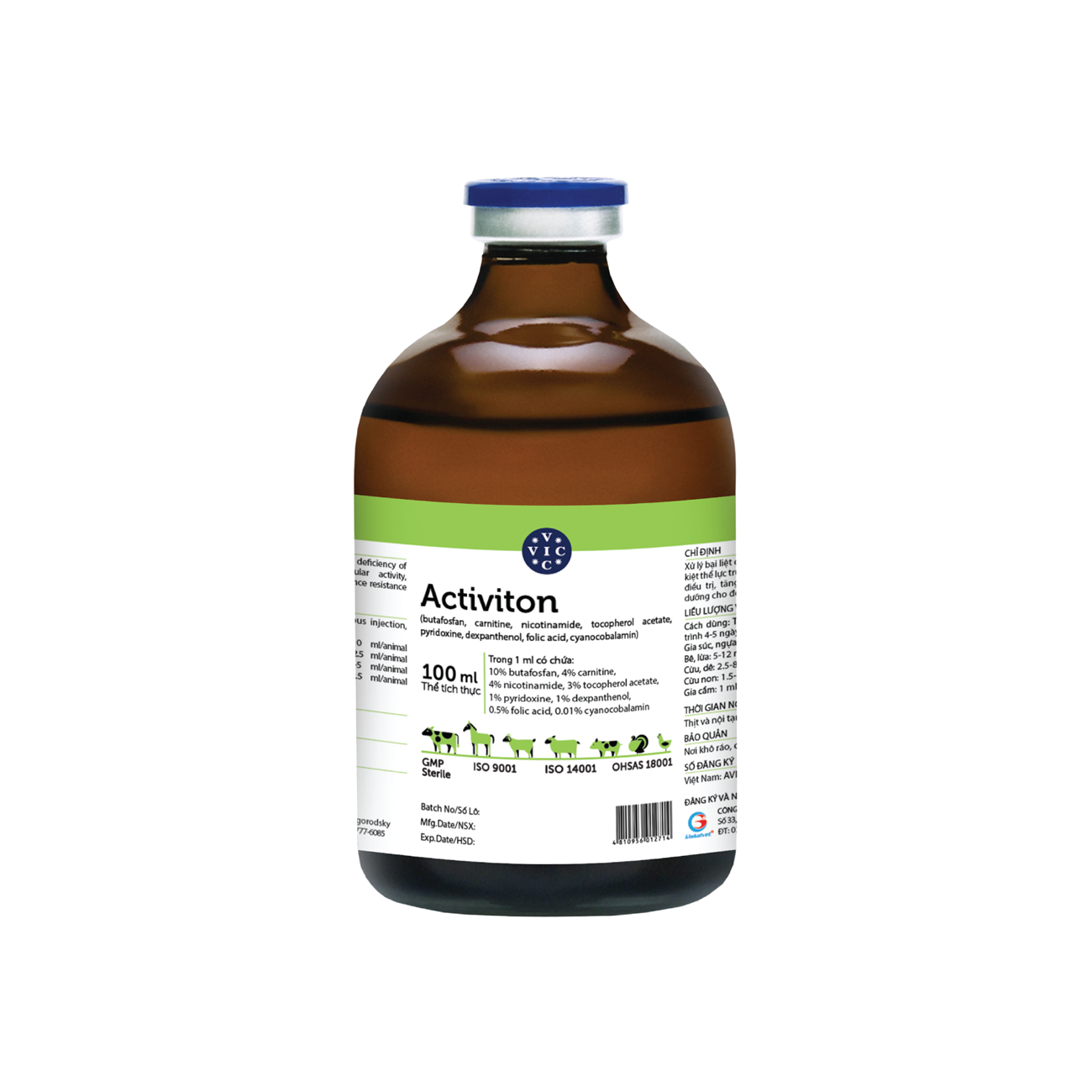 ACTIVITON - MULTI VITAMIN, KÍCH THÍCH TĂNG TRƯỞNG, TĂNG ĐỀ KHÁNG