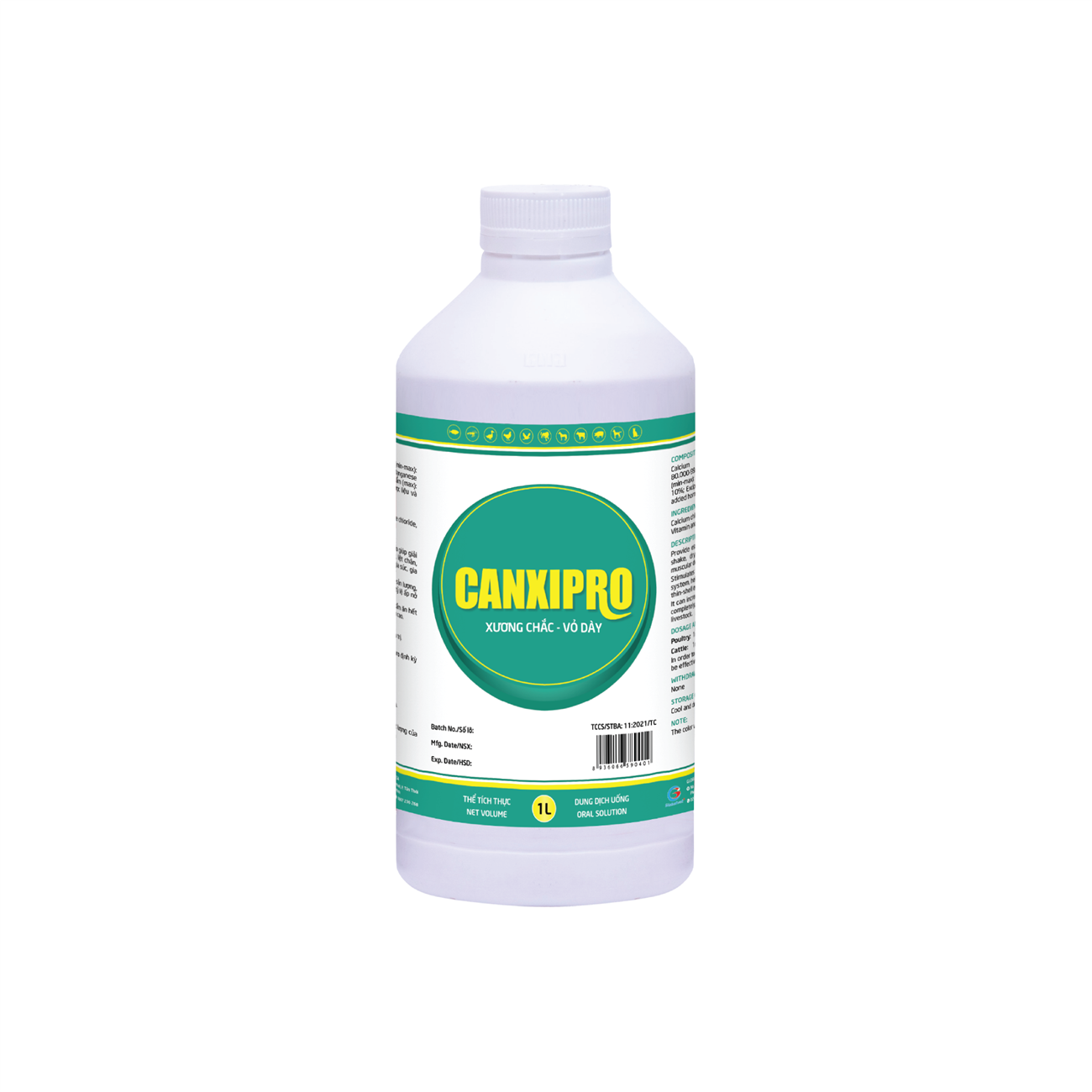 CANXIPRO - BỔ SUNG CANXI, PHÒNG NGỪA YẾU CHÂN VÀ VỎ TRỨNG MỎNG