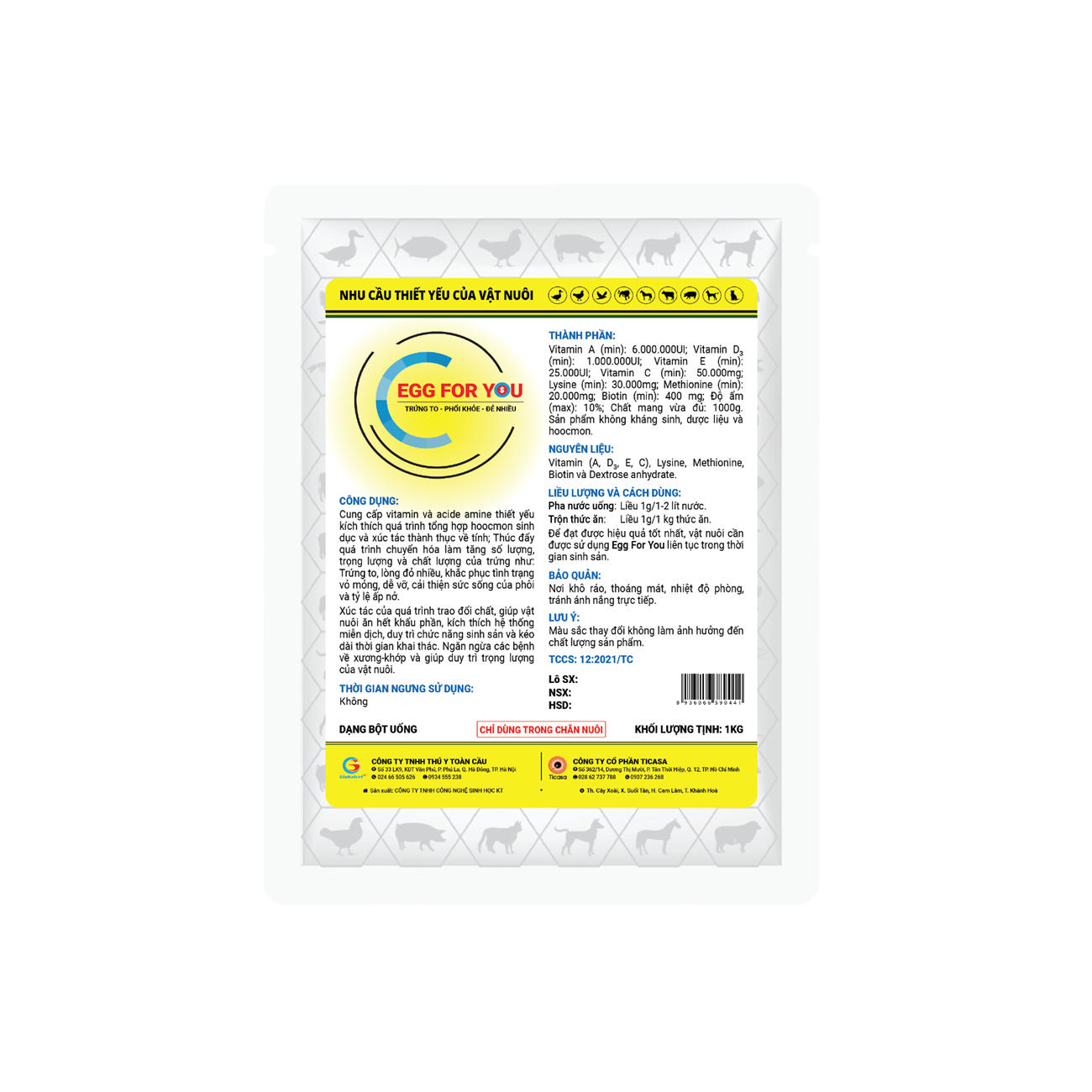 EGG FOR YOU - TRỨNG TO, PHÔI KHỎE, ĐẺ BỀN