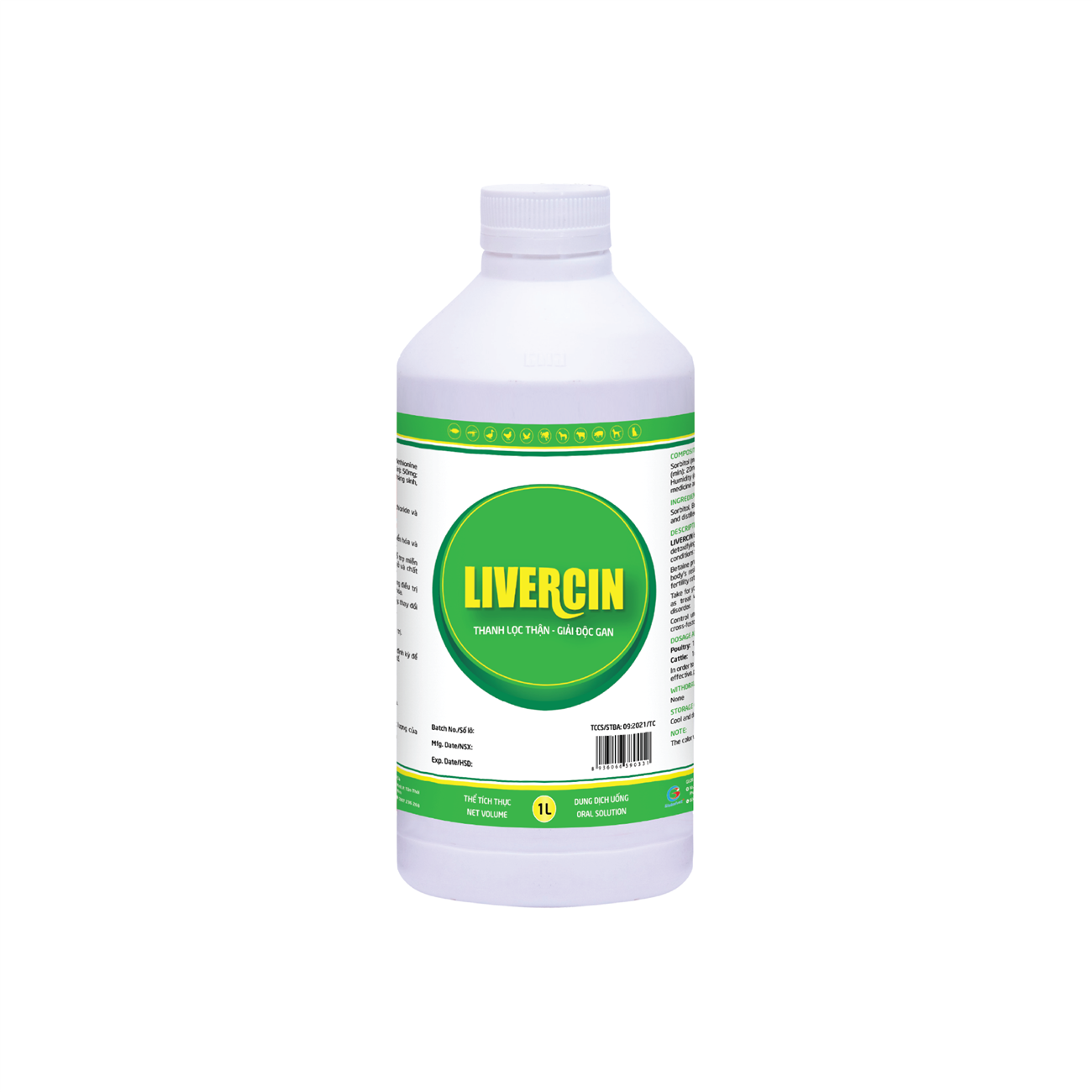 LIVERCIN - MÁT GAN, BỔ THẬN, GIẢI ĐỘC