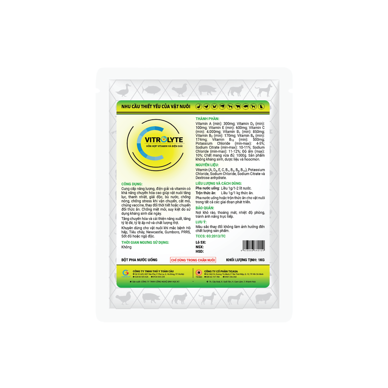 VITROLYTE - THANH NHIỆT, GIẢI ĐỘC, BÙ NƯỚC 