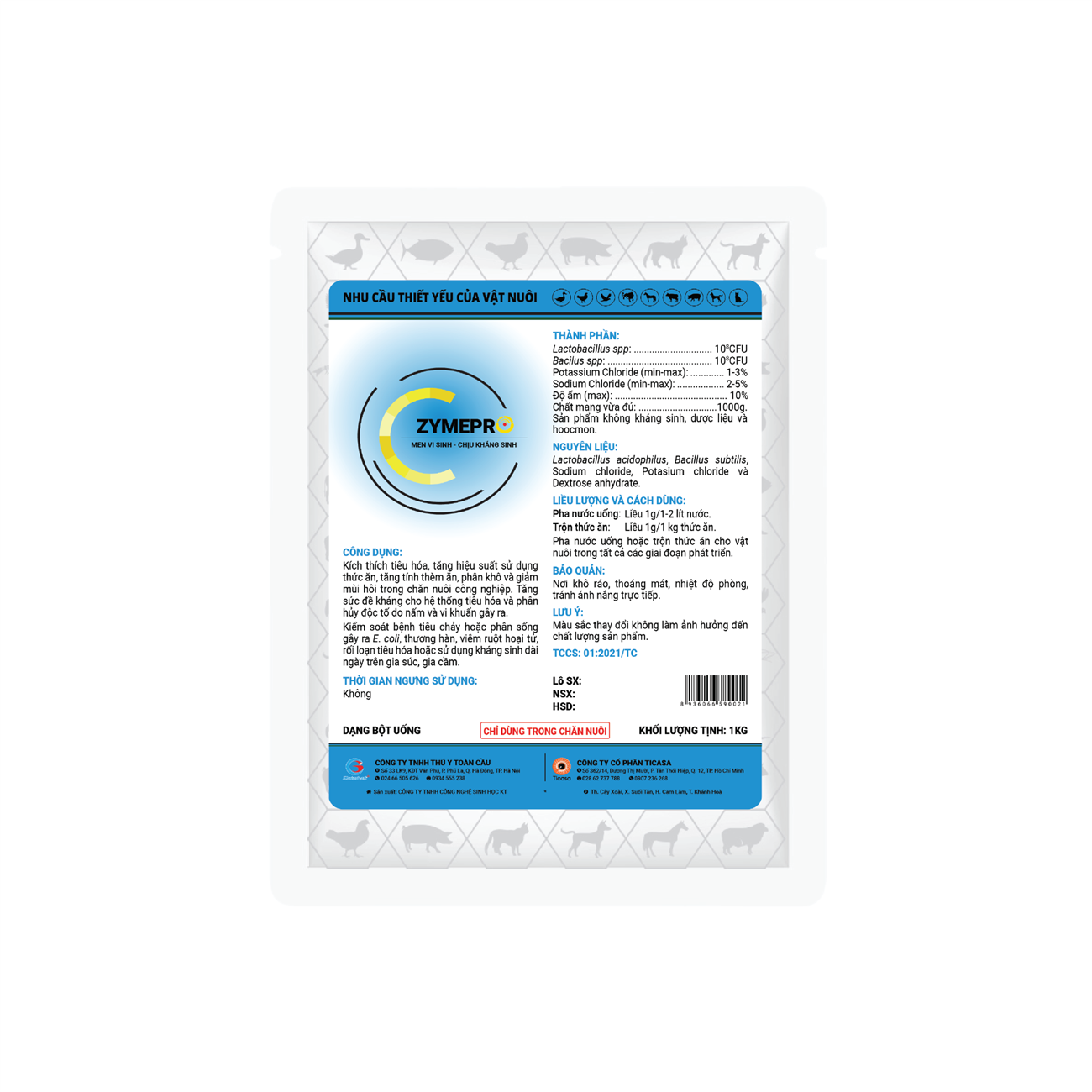 ZYMEPRO - MEN SỐNG VI SINH, CHỊU KHÁNG SINH 